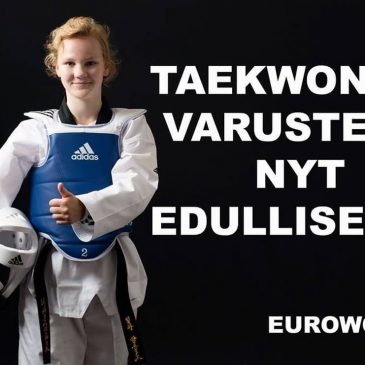 Taekwondo varusteita uskomattomalla hinnalla